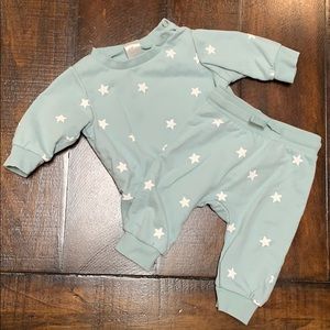 H & M cotton sweater shirt and sweat pants